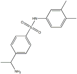4-(1-aminoethyl)-N-(3,4-dimethylphenyl)benzene-1-sulfonamide