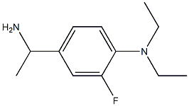 4-(1-aminoethyl)-N,N-diethyl-2-fluoroaniline Structure