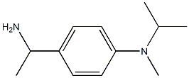 4-(1-aminoethyl)-N-methyl-N-(propan-2-yl)aniline Structure