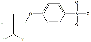 4-(2,2,3,3-tetrafluoropropoxy)benzene-1-sulfonyl chloride,,结构式