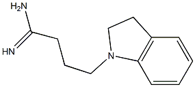 4-(2,3-dihydro-1H-indol-1-yl)butanimidamide Structure