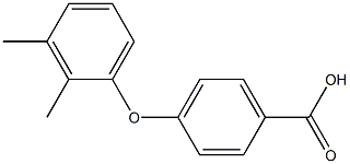 4-(2,3-dimethylphenoxy)benzoic acid Structure