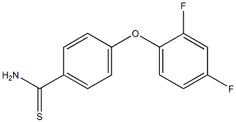  4-(2,4-difluorophenoxy)benzene-1-carbothioamide