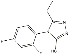 4-(2,4-difluorophenyl)-5-(propan-2-yl)-4H-1,2,4-triazole-3-thiol