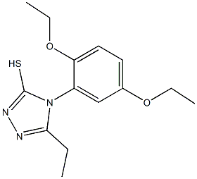4-(2,5-diethoxyphenyl)-5-ethyl-4H-1,2,4-triazole-3-thiol
