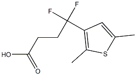 4-(2,5-dimethylthiophen-3-yl)-4,4-difluorobutanoic acid