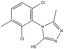 4-(2,6-dichloro-3-methylphenyl)-5-methyl-4H-1,2,4-triazole-3-thiol Structure