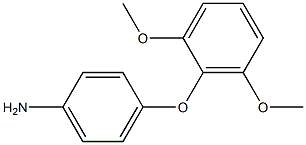 4-(2,6-dimethoxyphenoxy)aniline 结构式