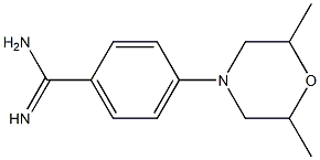 4-(2,6-dimethylmorpholin-4-yl)benzene-1-carboximidamide