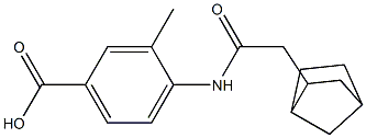 4-(2-{bicyclo[2.2.1]heptan-2-yl}acetamido)-3-methylbenzoic acid|