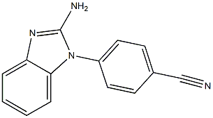  4-(2-amino-1H-1,3-benzodiazol-1-yl)benzonitrile