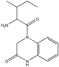 4-(2-amino-3-methylpentanoyl)-1,2,3,4-tetrahydroquinoxalin-2-one|