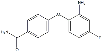 4-(2-amino-4-fluorophenoxy)benzamide Structure