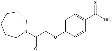 4-(2-azepan-1-yl-2-oxoethoxy)benzenecarbothioamide