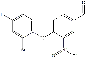 4-(2-bromo-4-fluorophenoxy)-3-nitrobenzaldehyde|