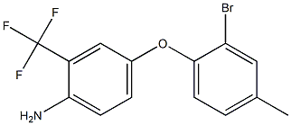 4-(2-bromo-4-methylphenoxy)-2-(trifluoromethyl)aniline