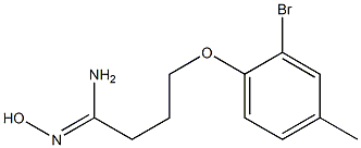 4-(2-bromo-4-methylphenoxy)-N'-hydroxybutanimidamide