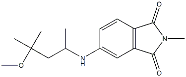  5-[(4-methoxy-4-methylpentan-2-yl)amino]-2-methyl-2,3-dihydro-1H-isoindole-1,3-dione