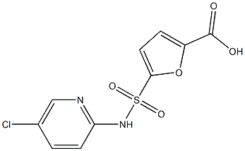  5-[(5-chloropyridin-2-yl)sulfamoyl]furan-2-carboxylic acid