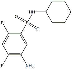 5-amino-N-cyclohexyl-2,4-difluorobenzene-1-sulfonamide|