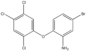 5-bromo-2-(2,4,5-trichlorophenoxy)aniline Struktur