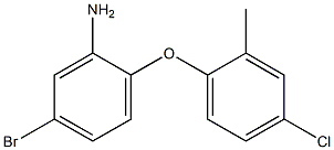 5-bromo-2-(4-chloro-2-methylphenoxy)aniline 结构式