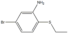 5-bromo-2-(ethylsulfanyl)aniline,,结构式