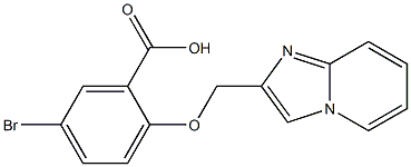 5-bromo-2-{imidazo[1,2-a]pyridin-2-ylmethoxy}benzoic acid|