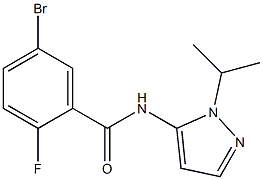 5-bromo-2-fluoro-N-(1-isopropyl-1H-pyrazol-5-yl)benzamide