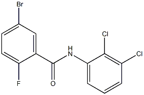 5-bromo-N-(2,3-dichlorophenyl)-2-fluorobenzamide Structure