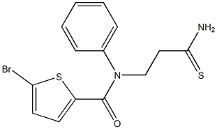 5-bromo-N-(2-carbamothioylethyl)-N-phenylthiophene-2-carboxamide