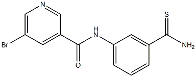 5-bromo-N-(3-carbamothioylphenyl)pyridine-3-carboxamide