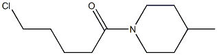 5-chloro-1-(4-methylpiperidin-1-yl)pentan-1-one Structure