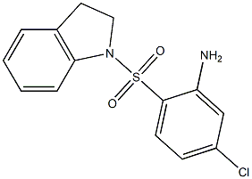 5-chloro-2-(2,3-dihydro-1H-indole-1-sulfonyl)aniline Struktur