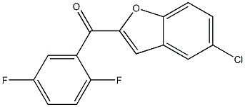 5-chloro-2-[(2,5-difluorophenyl)carbonyl]-1-benzofuran