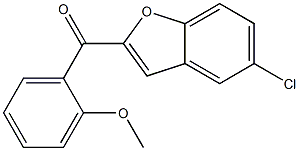 5-chloro-2-[(2-methoxyphenyl)carbonyl]-1-benzofuran