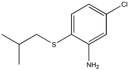  5-chloro-2-[(2-methylpropyl)sulfanyl]aniline