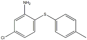 5-chloro-2-[(4-methylphenyl)sulfanyl]aniline 结构式