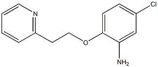5-chloro-2-[2-(pyridin-2-yl)ethoxy]aniline,,结构式