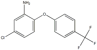 5-chloro-2-[4-(trifluoromethyl)phenoxy]aniline Structure