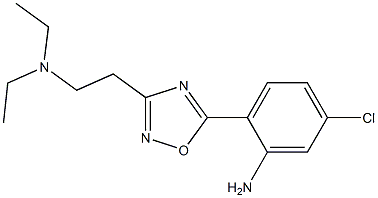 5-chloro-2-{3-[2-(diethylamino)ethyl]-1,2,4-oxadiazol-5-yl}aniline