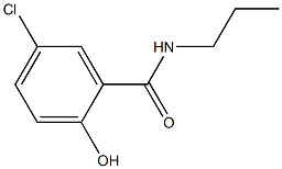 5-chloro-2-hydroxy-N-propylbenzamide,,结构式