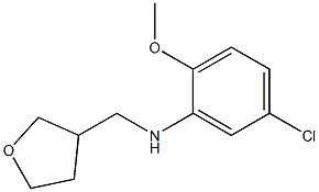 5-chloro-2-methoxy-N-(oxolan-3-ylmethyl)aniline