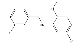 5-chloro-2-methoxy-N-[(3-methoxyphenyl)methyl]aniline