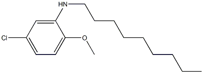 5-chloro-2-methoxy-N-nonylaniline Struktur