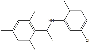  5-chloro-2-methyl-N-[1-(2,4,6-trimethylphenyl)ethyl]aniline