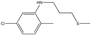 5-chloro-2-methyl-N-[3-(methylsulfanyl)propyl]aniline