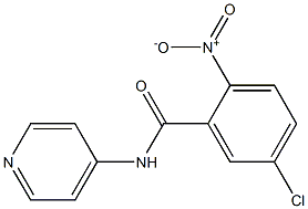 5-chloro-2-nitro-N-(pyridin-4-yl)benzamide Structure