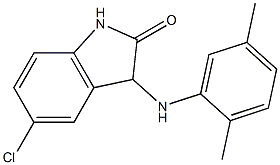 5-chloro-3-[(2,5-dimethylphenyl)amino]-2,3-dihydro-1H-indol-2-one Struktur