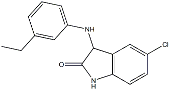 5-chloro-3-[(3-ethylphenyl)amino]-2,3-dihydro-1H-indol-2-one
